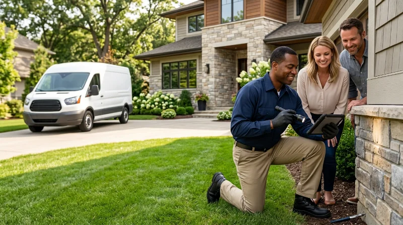 Professional pest control home inspection for occasional invaders