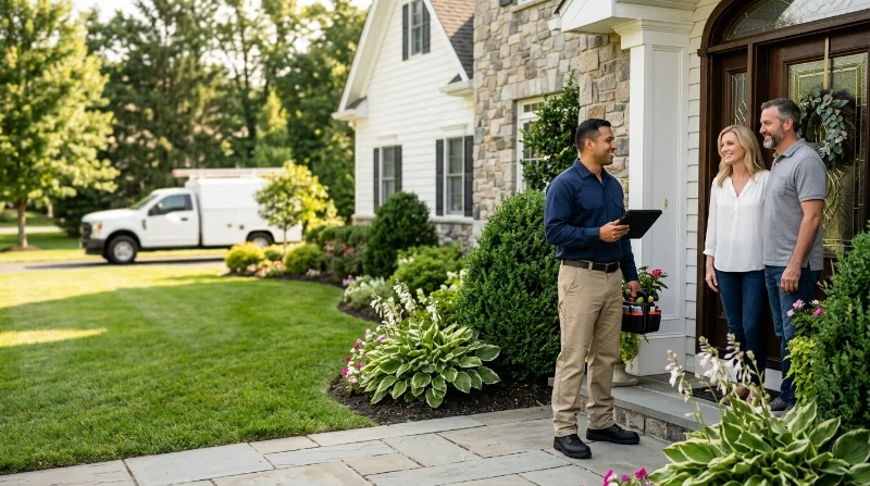 PestAlly-connected pest control service at a Yuma, AZ home